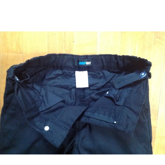 Boy's Black Dress Pants Size 10 Regular Cotton/Spandex by Amplify - Picture 8 of 12